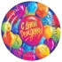 Тарелка бум. 23 см,  6 шт "Шары"