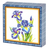 Салфетка "Ирис" 33*33см, 20 шт., 2-х слойная