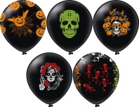 Шар с рисунком 12" Хеллоуин в мексиканском стиле 30 см 25 шт. в уп.