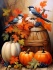 Алмаз мозаика (класс.) 30х40 см, без подр., с полн. заполн.(30цв) Дары осени (Арт.НД-6393)|РЫ|НД-6393