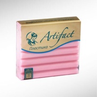 Полимерная глина 56гр., "Артефакт" нежно-розовый, повыш. прочность Полимерная глина 56гр., "Артефакт" нежно-розовый, повыш. прочность