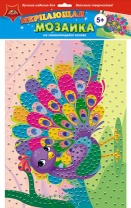 Аппликация из EVA А3 "Волшебный павлин"