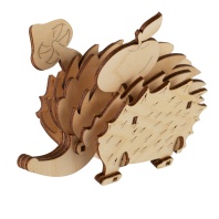 Изготовление модели из дерева  "Ёжик"  12*7*7см