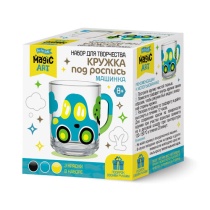 Кружка под роспись "Машинка" 8+