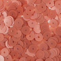 Пайетки круглые  6мм 10гр "Zlatka" бледно-красный