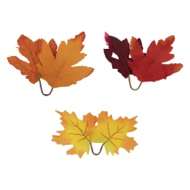 Декоративные элементы "Листья клён" 9*10см 6шт