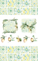 Бумага для декупажа рисовая 32*22см "Сицилийское настроение"