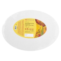 Холст на картоне  Овальный  25*35см "Сонет" 100% хлопок, 280 г/м2, среднее зерно