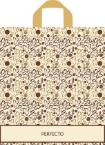 Пакет 40*37см (95мк) с петлевой ручкой "Перфекто Принто" ПВД*