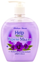 Мыло жидкое ХЭЛП 500 мл крем-мыло (дозатор), ассорти