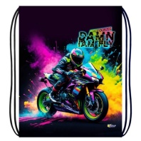 Мешок для обуви 1 отд, 340*420 "Мотогонщик"