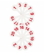 Веер цифр "От 1-20"