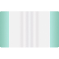 Обложка для тетрадей и дневн. (209*350) ПВХ 110мкм прозр., с зеленым.клапаном