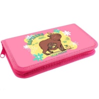 Пенал 1 отд. (190*110*27) молния, ткань "Капибара"