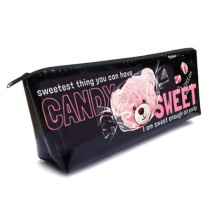 Пенал-косметичка (225*190*80) молния, ПВХ "Мишка Candy"