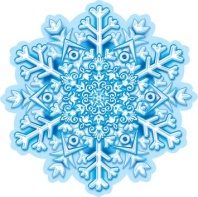 Украшение на скотче 10*10см "Снежинка"