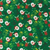 Фетр декоративный 30*45см 1мм "Новый год" зеленый