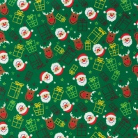 Фетр декоративный 30*45см 1мм "Новый год" зеленый