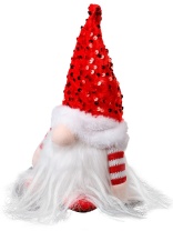 Сувенир новогодний 30см "Гном" на батарейках 3*ААА(в комплект не входят)