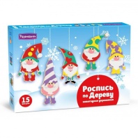 Роспись игрушки Ёлочные игрушки "Гномы" 15шт 5+