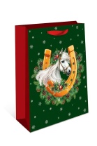 Пакет подар. бум. новогодн. 18*22*10см 157гр/м Символ года