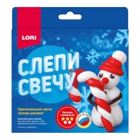 Набор для создания свечей "Снеговик с карамелью"  5+