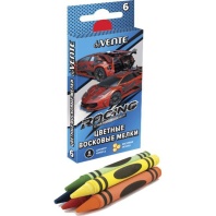 Мелки восковые deVENTE. Racing  6цв,