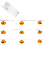 Гирлянда на батарейках с насадками  1,8м 10LED "Ночной ужас"  работает от 2AA