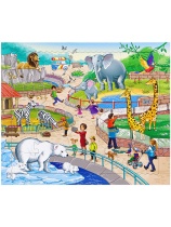 Пазлы фигурные 28*33 см "Зоопарк"