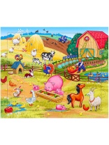 Пазлы фигурные 28*33 см "Ферма"