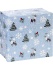Коробка подарочная "Зима в лесу" 15,5*15,5*9cм