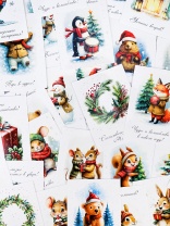 Набор мини-открыток "С Новым годом! 2" 40шт