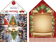 Письмо А4 "Чаепитие в лесу"