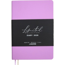 Ежедневник дат. 2026г А5 deVENTE Nobile 336стр.,фуксия, мягк. обл., кожзам, ляссе