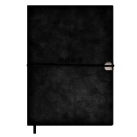 Ежедневник дат. 2026г А5 176л., кожзам, мягк.пер. "#Думай как миллиардер. Тиволи глосс черный"