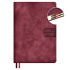 Ежедневник дат. 2026г А5 176л., кожзам, тв.пер. "#Думай как миллиардер. Тиволи глосс бордовый"выруб
