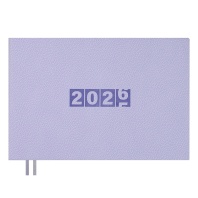 Планинг дат. 2026г 181*127мм 64л., кожзам., мягк.пер. "Джут сиреневый" ляссе