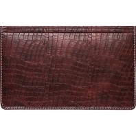 Планинг дат. 2026г, 155*95мм 64л. кожзам,тв.обл. Croco коричневый, ляссе