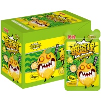 Леденцы кислые Sour Candy  22 г. ,/уп.20 шт./, лимон