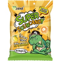 Леденцы кислые Sour Candy 20 г. ,/уп.12 шт./, лимон