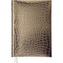 Ежедневник дат. 2026г B6 Attomex. Arkona 336стр., золотистый, тв.обл., бумвинил, ляссе