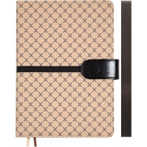 Ежедневник дат. 2026г А5 deVENTE Chelsea 336стр., бежевый, тв.обложка, кожзам, ляссе, магнит