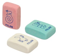 Ластик MILAN "4080" прямоуголный, натуральный каучук