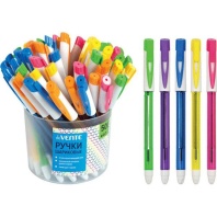 Ручка шар. deVENTE "Carnaval", 0,7мм, синяя, ассорти