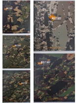 Тетрадь А5 48л кл. Проф-Пресс "Камуфляжная тема" тисн.лен, белизна 100%* Тетрадь А5 48л кл. Проф-Пресс "Камуфляжная тема" тисн.лен, белизна 100%*