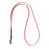 Лента для бейджа ErichKrause 42 см, металлический клип, красный (в пакете) Лента для бейджа ErichKrause 42 см, металлический клип, красный (в пакете)