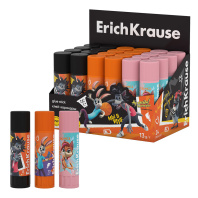 Клей-карандаш ErichKrause EasyStick Ну, Погоди! Каникулы, 13г, ассорти (в коробке-дисплее по 24 шт