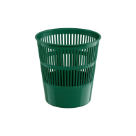 Корзина для бумаг сетчатая пластиковая ErichKrause Classic, 9л, зеленый