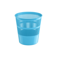 Корзина для бумаг сетчатая пластиковая ErichKrause Pastel, 9л, голубой