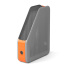 Подставка для бумаг вертикальная пластиковая ErichKrause Forte, Classic, 75мм, серая с оранж. встав Подставка для бумаг вертикальная пластиковая ErichKrause Forte, Classic, 75мм, серая с оранж. встав